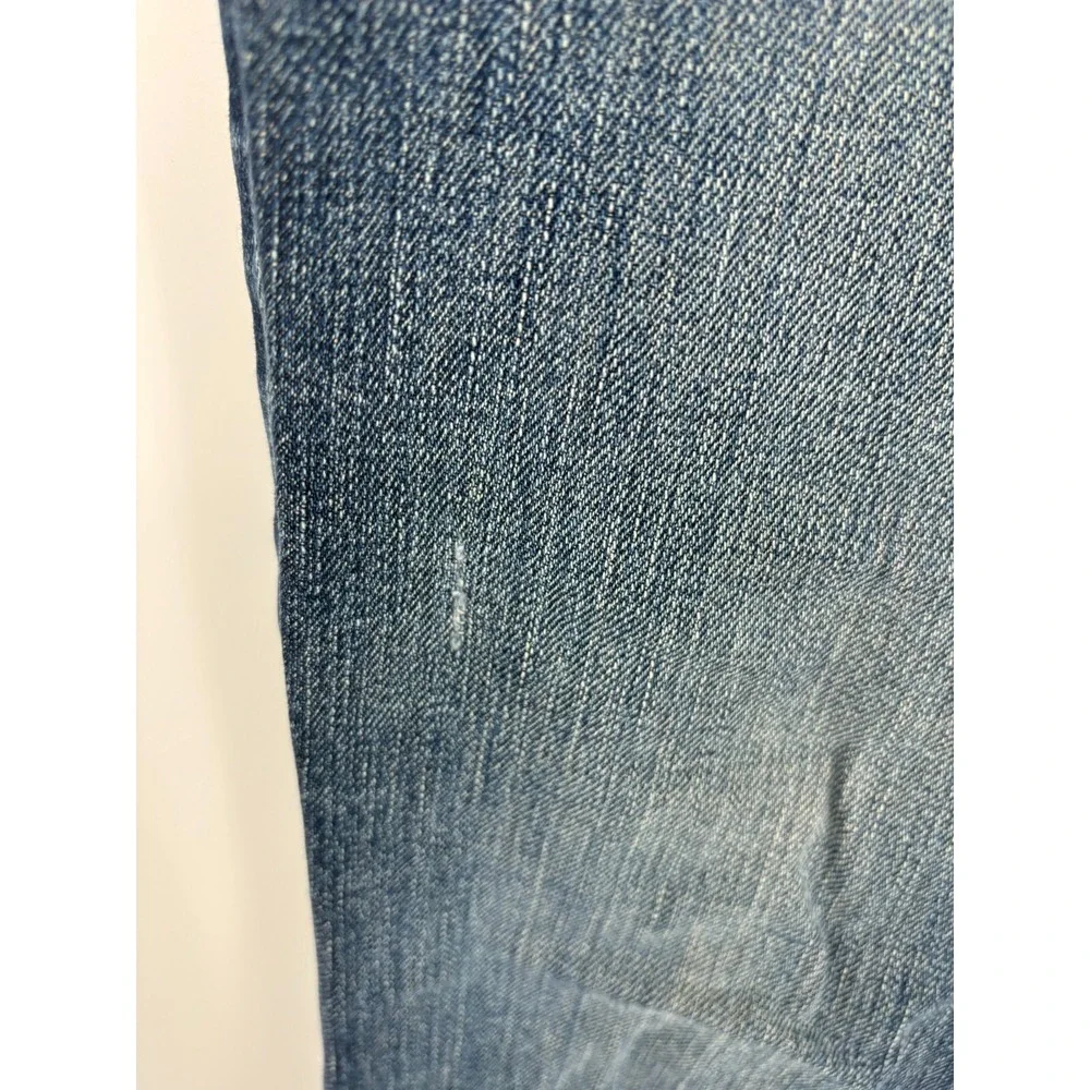 Lauren Ralph Lauren Jeans Womens 10 Blue Bootcut Distressed